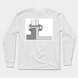 Bolted joint illustration Long Sleeve T-Shirt